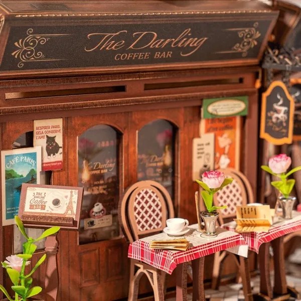 RoboTime 3D LED zarážka na knihy Setkání v pasáži, napájení 2xAAA