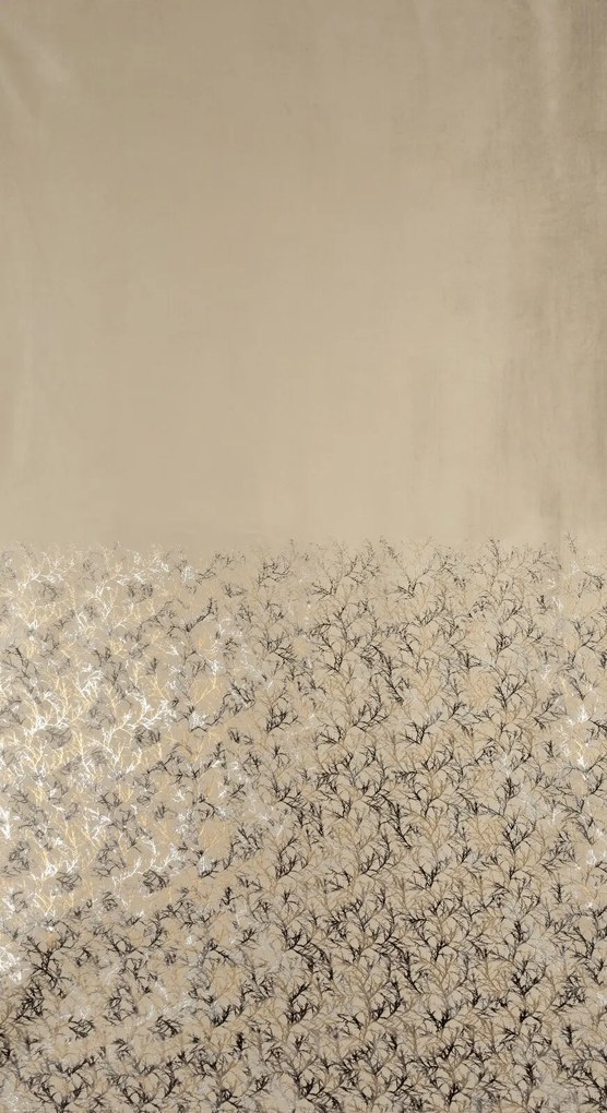 ZATEMŇOVACÍ ZÁVES NA KRÚŽKOCH TORI 140X250 CM VZOROVANÁ