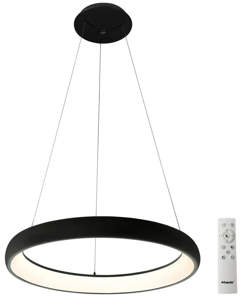 Azzardo Azzardo AZ5060 - LED Stmievateľný luster na lanku ANTONIO LED/32W/230V čierna + DO AZ5060