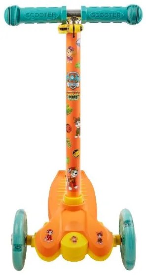 Kolobežka s LED kolieskami (oranžová)  (100389551)