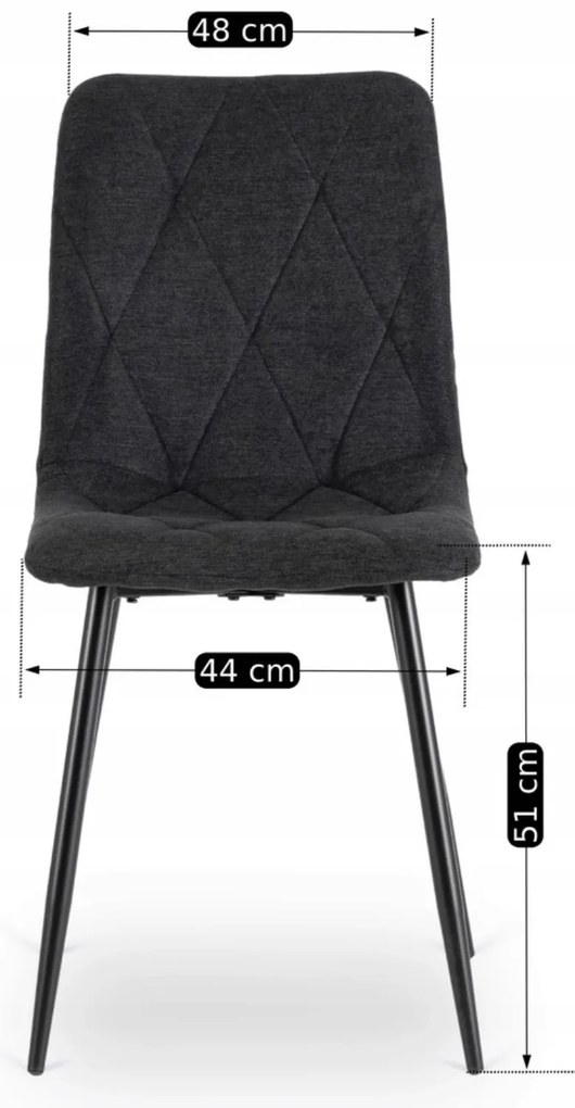 PROXIMA.store - Čalúnená jedálenská stolička ROBIN 2 FARBA: béžová