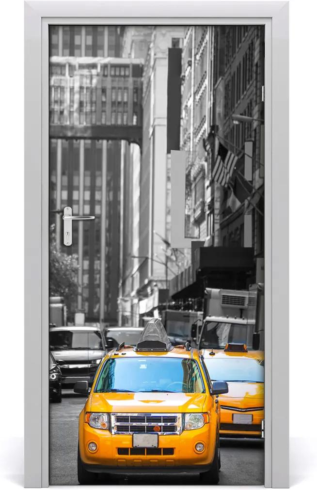 Fototapeta samolepiace dvere  taxi New York
