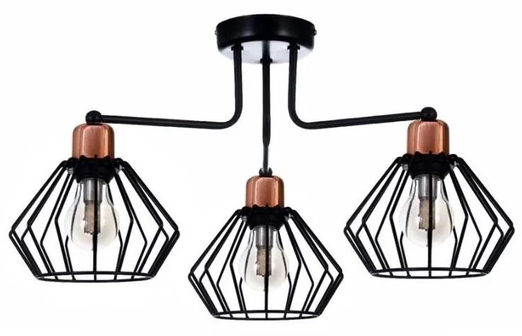 Prisadený luster PORTO 3xE27/40W/230V