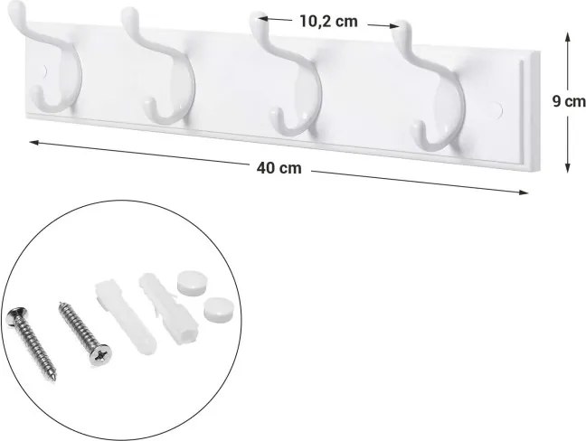Nástenný vešiak LHR23WT