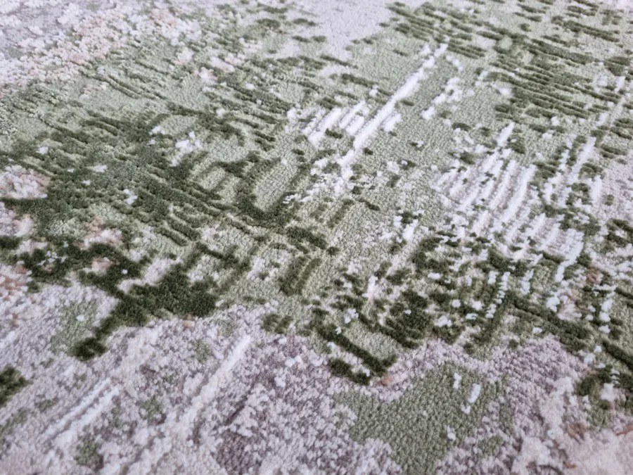 DC Koberec Exclusive 167 krémová zelená Rozmer: 80×150 cm