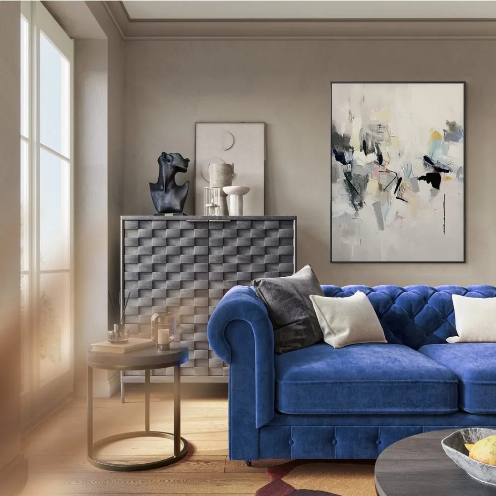 Obraz s ručne maľovanými prvkami 70x100 cm Cro – Styler