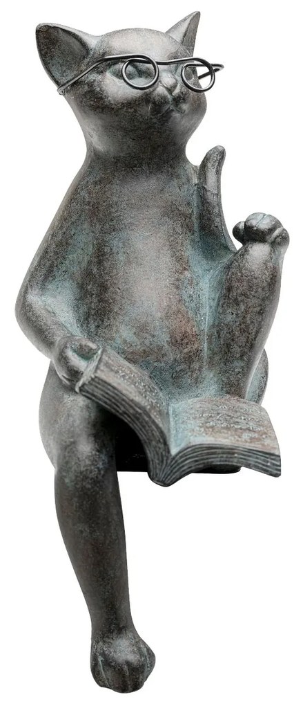 Cats Life soška sivá 18 cm