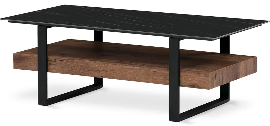 Konferenčný stolík 120 x 60 cm, keramika a mramor