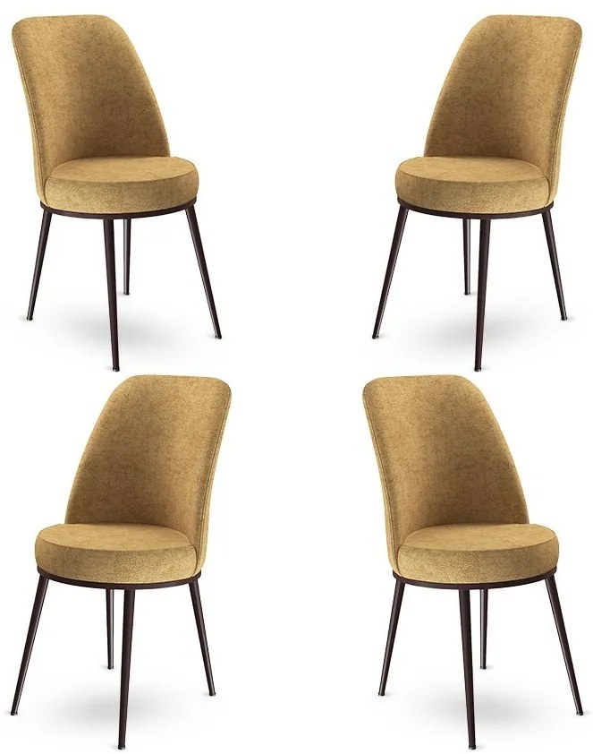 Sada jedálenských stoličiek Dexa Cappuccino andBrown, 2 ks
