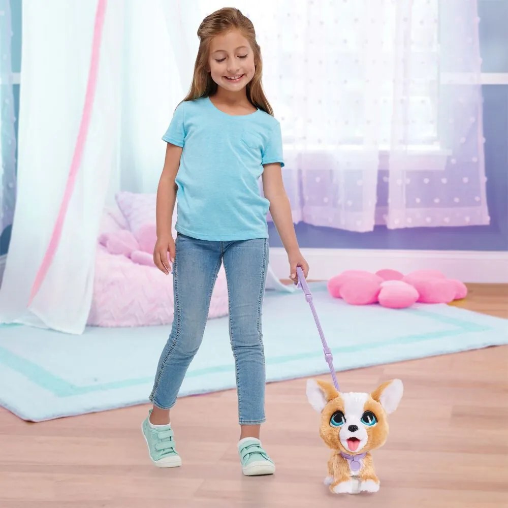 FurReal Poop-A-Lots Corgi, interaktívny psík, sv.hnedá/biela
