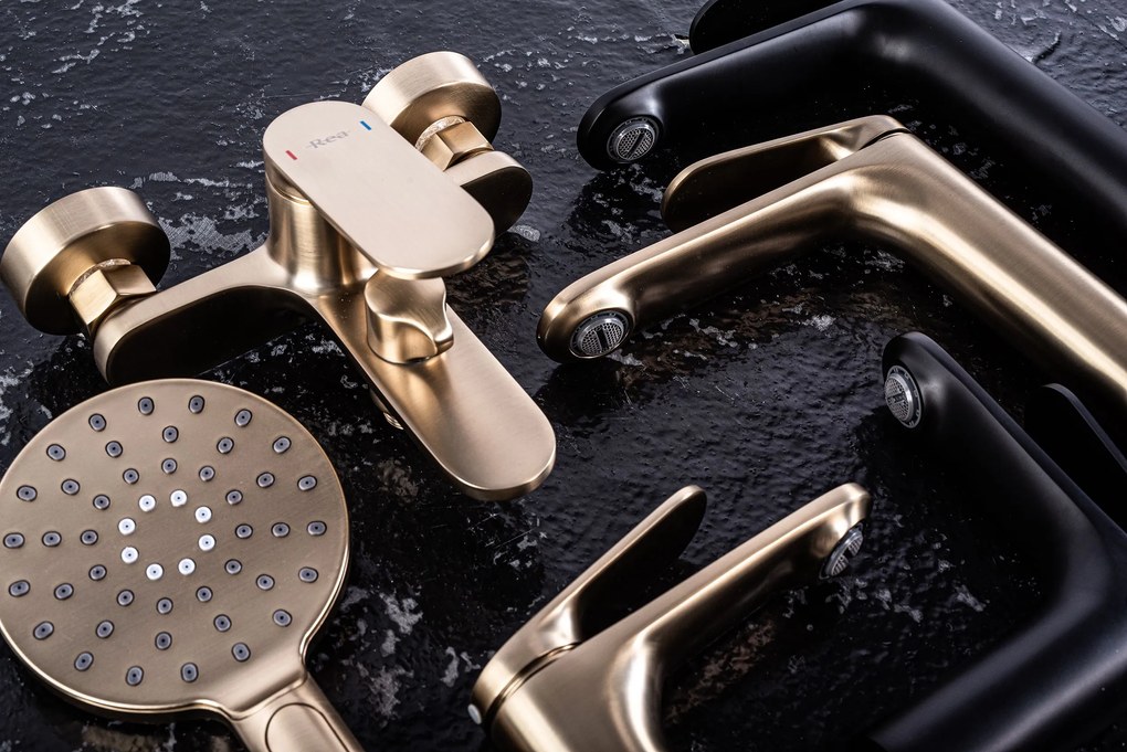 Rea, Rea Marco BLACK Matt High umývadlová batéria čierna, REA-B4896