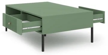 Konferenčný stolík LUE zelená/čierna