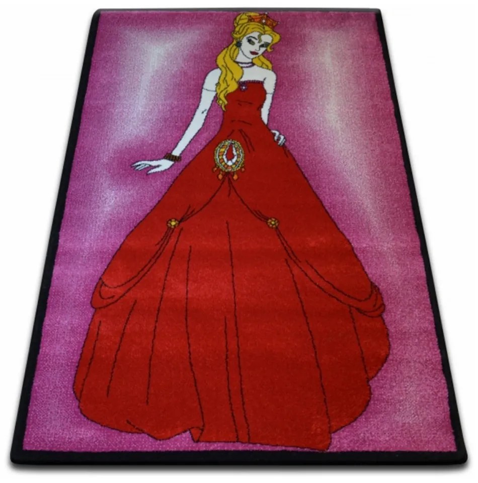 Detský kusový koberec Princezná ružový, Velikosti 240x330cm