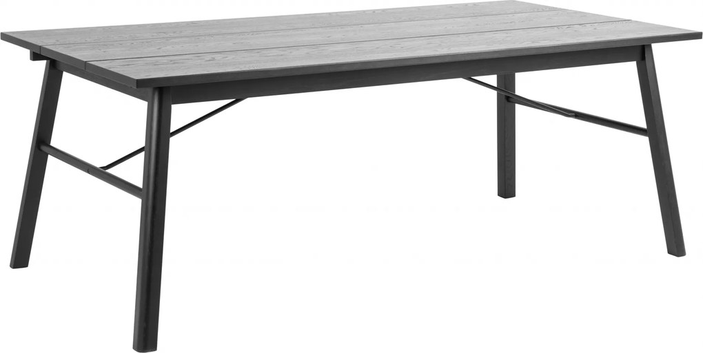 Bighome - Jedálenský stôl CARVER 200x100 cm, čierna