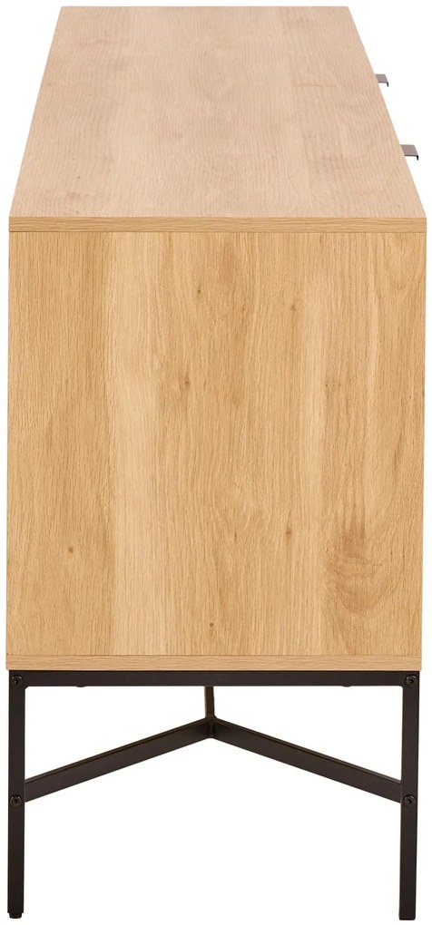 Komoda Jaipur 180 cm dub přírodní