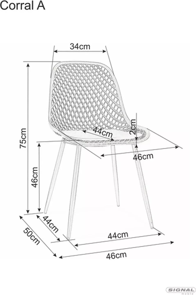 SI Corral Stolička čierna