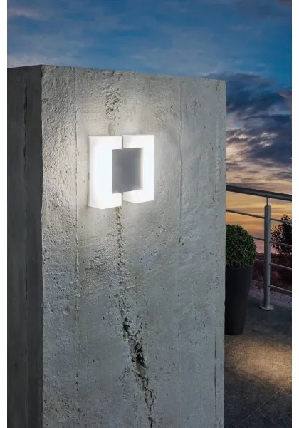 Eglo 95987 - LED Vonkajšie nástenné svietidlo SITIA 2xLED/4,8W IP44