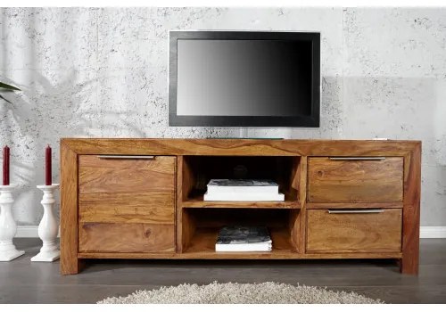 TV-skrinka 22684 135cm Masív drevo Sheesham/Palisander  - Komfort-nábytok