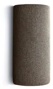 Akustický panel POLY, polovičný valec, Ø280x500 mm, nástenný, hnedá