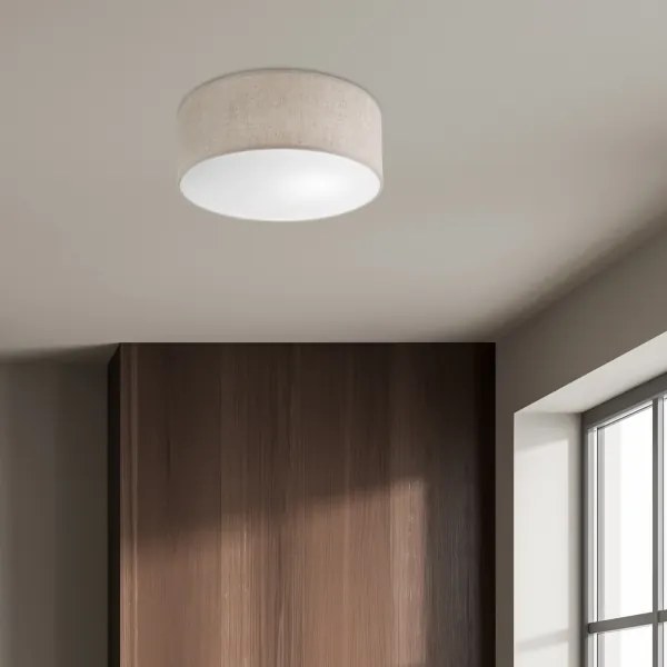 Stropné svietidlo SIRJA 1xE27/15W/230V Ø 35 cm béžové