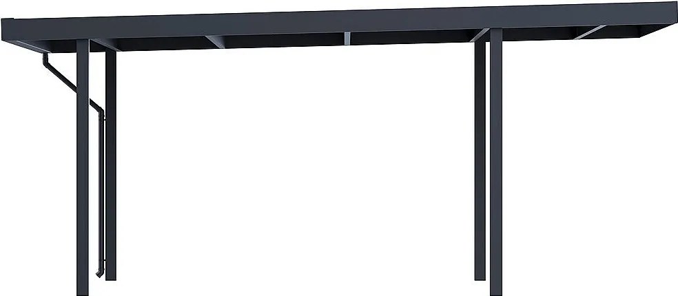 Kovový prístrešok na auto 5,3x3,2 m (antracit)