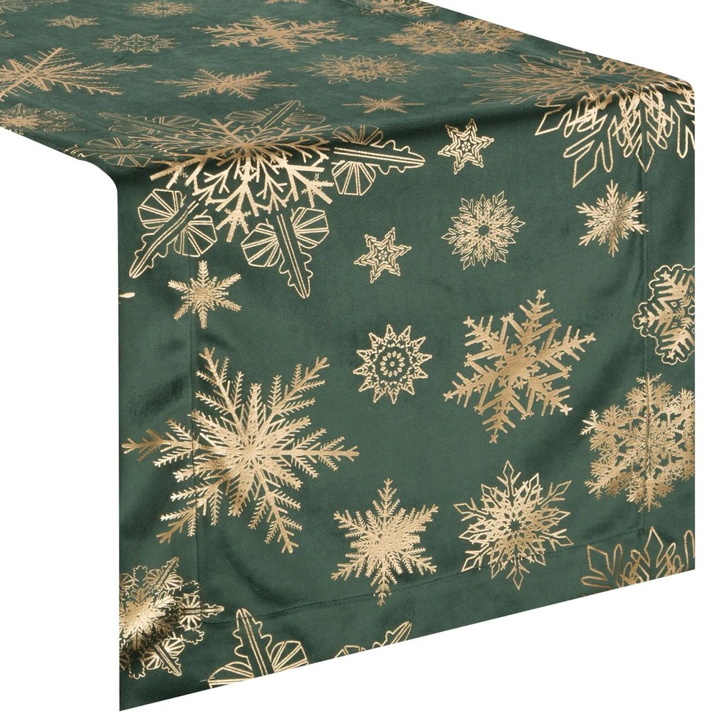 VIANOČNÝ BEHÚŇ NA STÔL JOY3 40X140 CM VZOROVANÝ