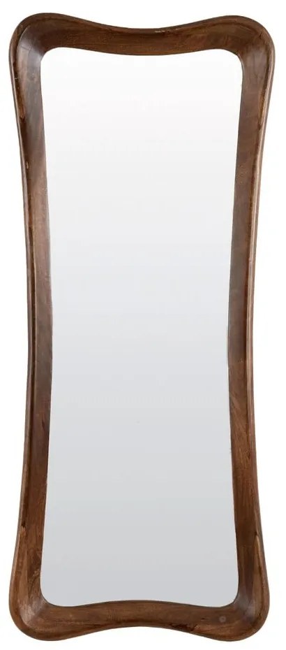 Nástenné zrkadlo s dreveným rámom 68x160 cm Alamos – Light &amp; Living