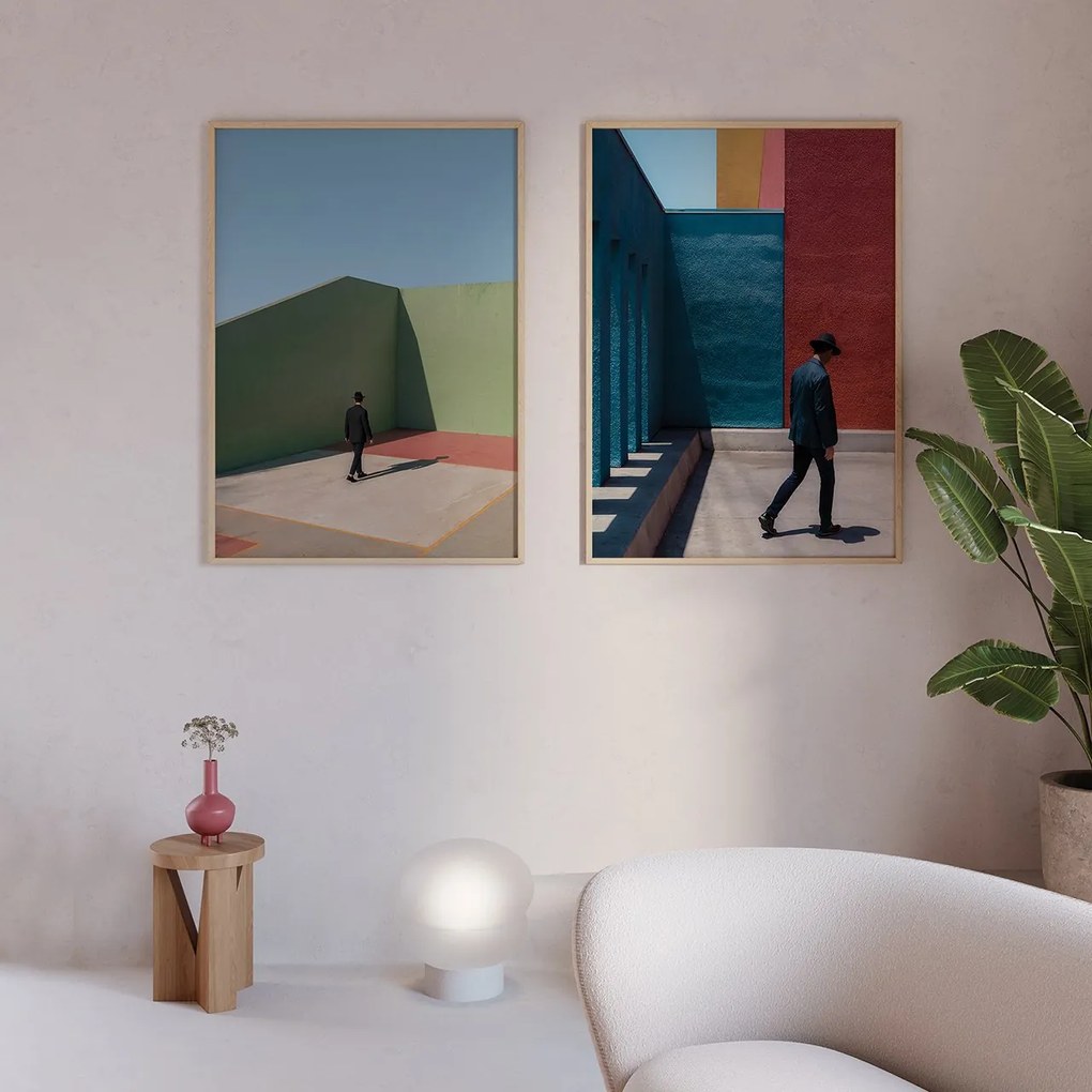 Plagát Primary Spaces 50 × 70 cm 50 × 70 cm