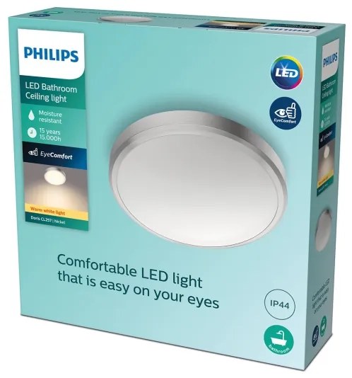 Philips - LED Kúpeľňové stropné svietidlo DORIS LED/17W/230V 2700K IP44