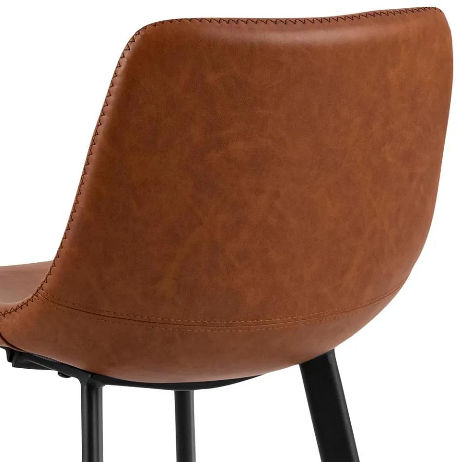Barová stolička Oregon 93 cm brandy hnedá