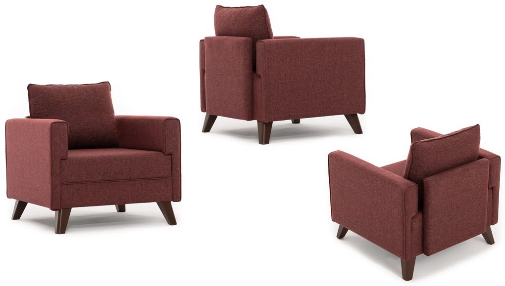 Kreslo Bella - Claret Red