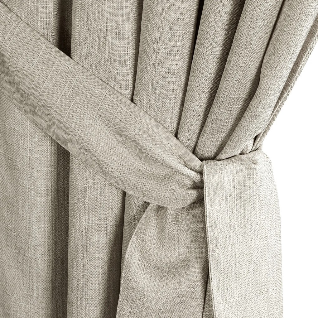 ZÁHRADNÝ VODEODOLNÝ ZÁVES NA PÚTKACH GARDEN 155X220 CM BÉŽOVÁ