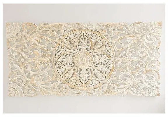 Obraz na stenu Retro 160x90x3 ručne vyrezávaný indický masív mango