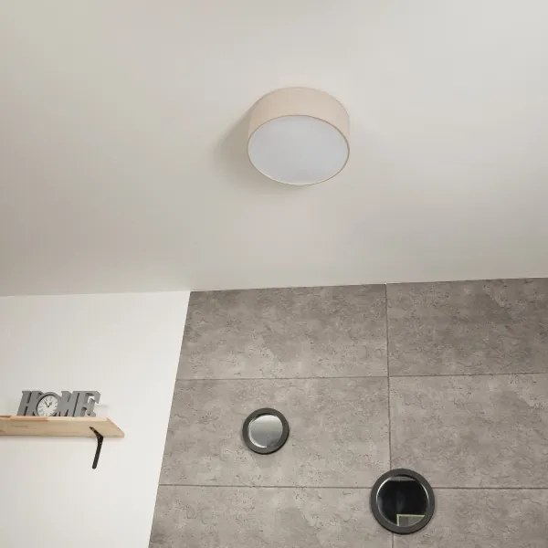 Stropné svietidlo SIRJA 1xE27/60W/230V pr. 35 cm béžová