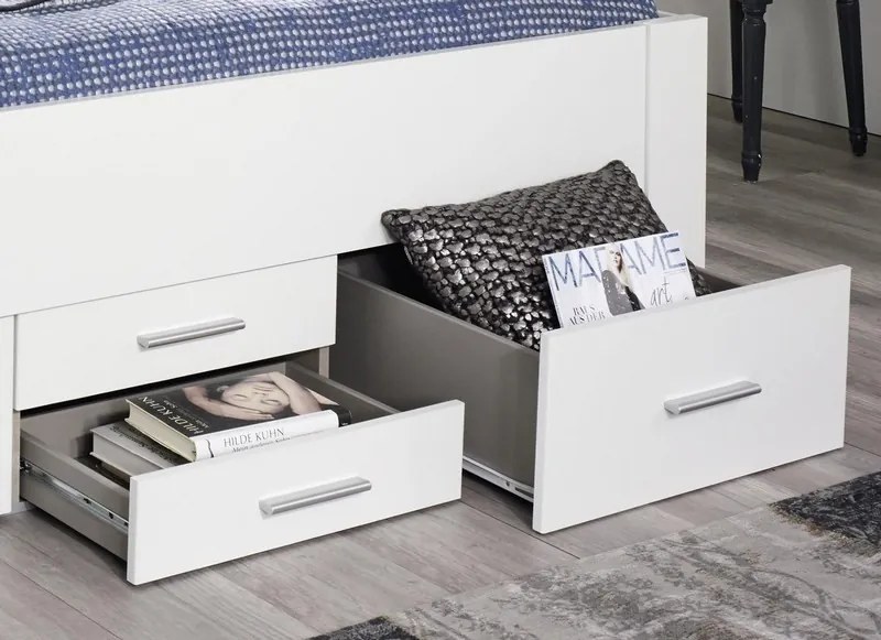 Posteľ Isotta 160x200 cm,biela