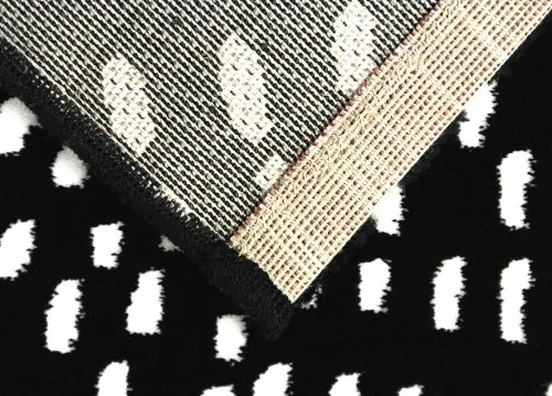 Koberce Breno Kusový koberec INK 463 007/AF900, čierna,200 x 290 cm