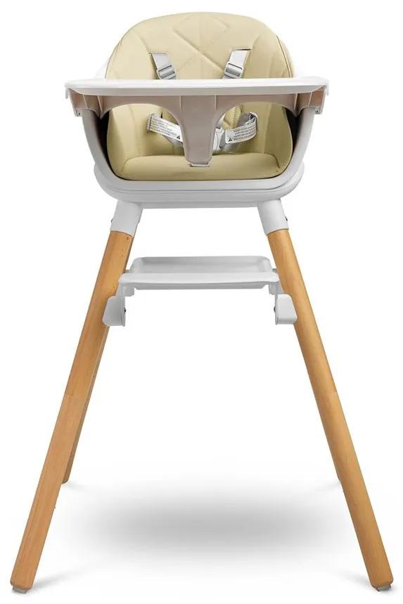 Jedálenská stolička CARETERO Bravo beige