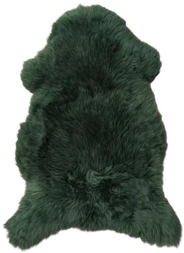 ovčia kožušina zelená Veľkosť: 90-110cm x 50-60cm