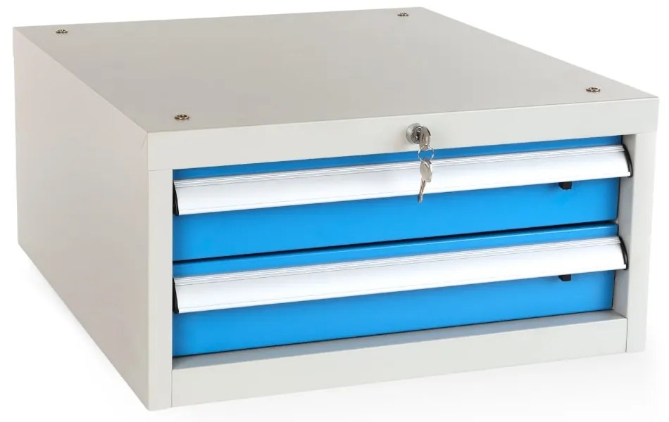 Dielenský stôl Solid MDF-32, 210 cm, 2 závesné boxy, čierna