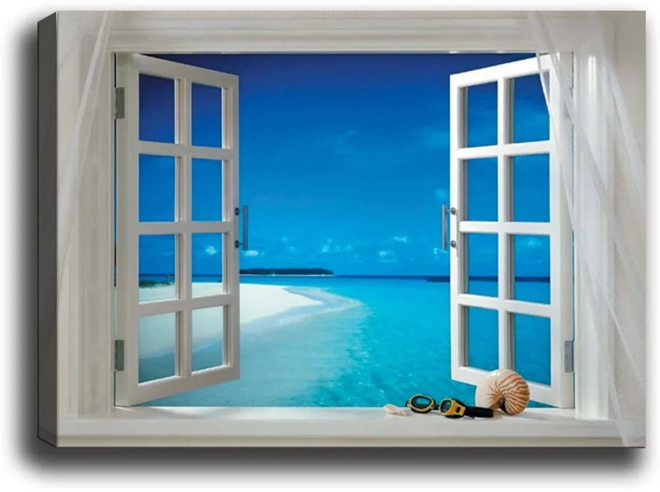 Obraz Tablo Center Open Window, 70 × 50 cm