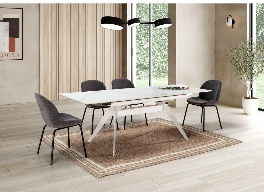 Keramický jedálenský stôl 90x160 cm Lula - Marckeric