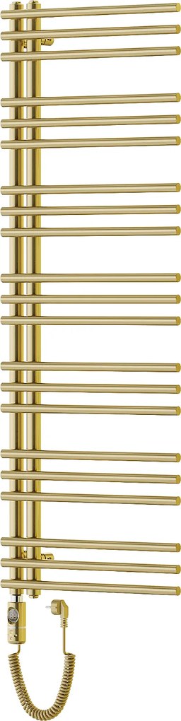Mexen Neptun, elektrické vykurovacie teleso 1400 x 500 mm, 600 W, zlatá lesklá, W101-1400-500-2600-50