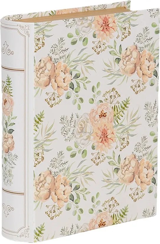 Storage Box Books 17x14x5 Cm White Cardboard Rectangle - 5,00 cm