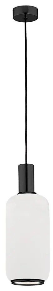 Argon 8563 - Luster na lanku SAGUNTO PLUS 1xE27/15W/230V pr. 14 cm čierna