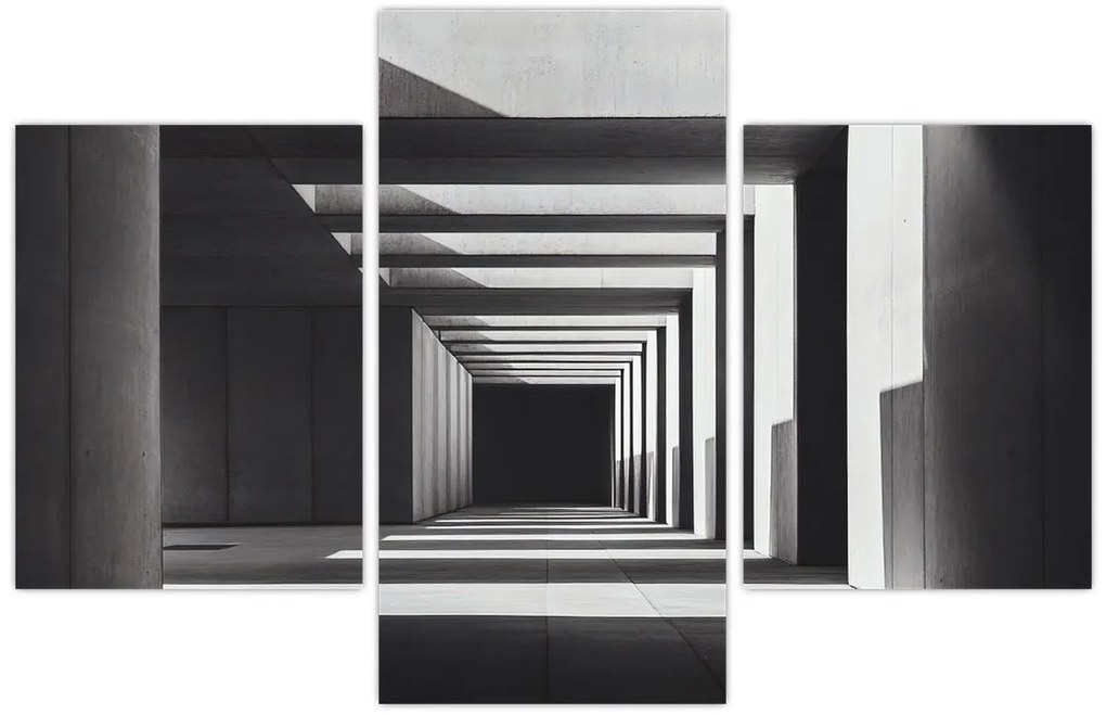 Obraz - Štvorcový tunel (90x60 cm)
