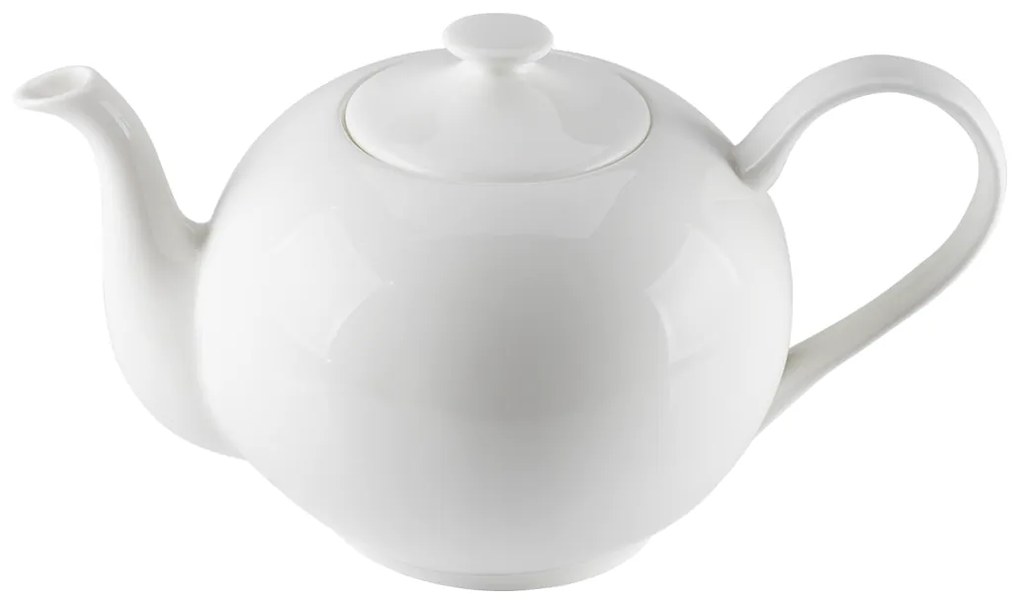 Biely porcelánový čajník 1,2 l - Premium Platinum Line - 450212