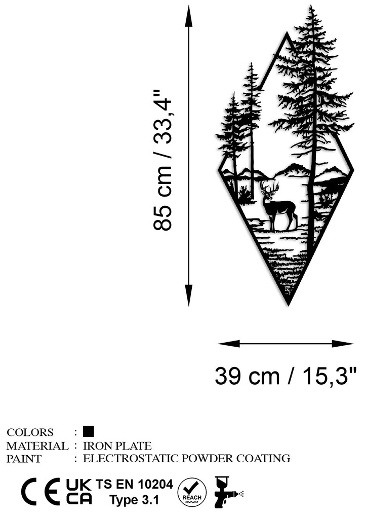 Deer - Black