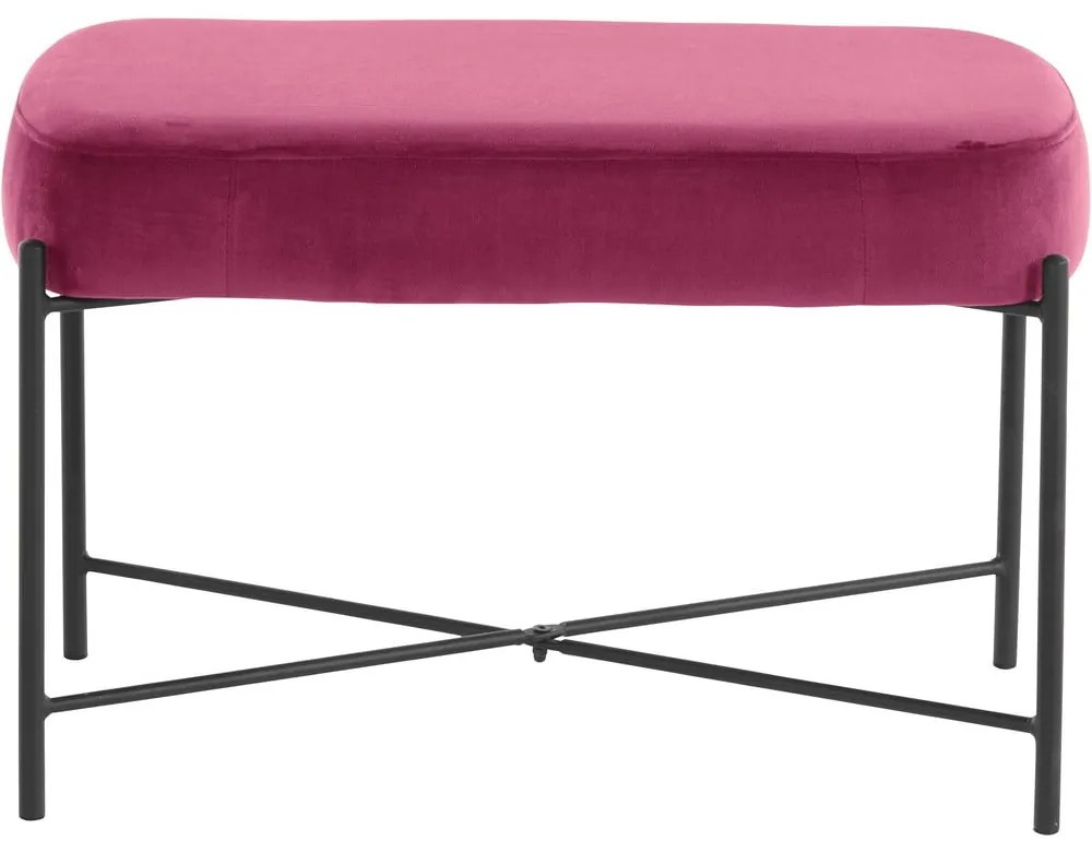 Ružová zamatová lavica Berry - Støraa