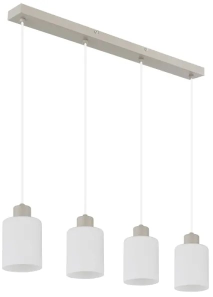Globo 54114-4H - Závesný luster TRENT na lankách 4xE27/40W/230V