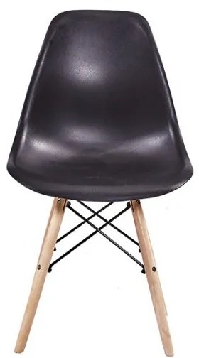 ShopJK STOLIČKA CLASSIC ČIERNA, ŠKANDINÁVSKY ŠTÝL